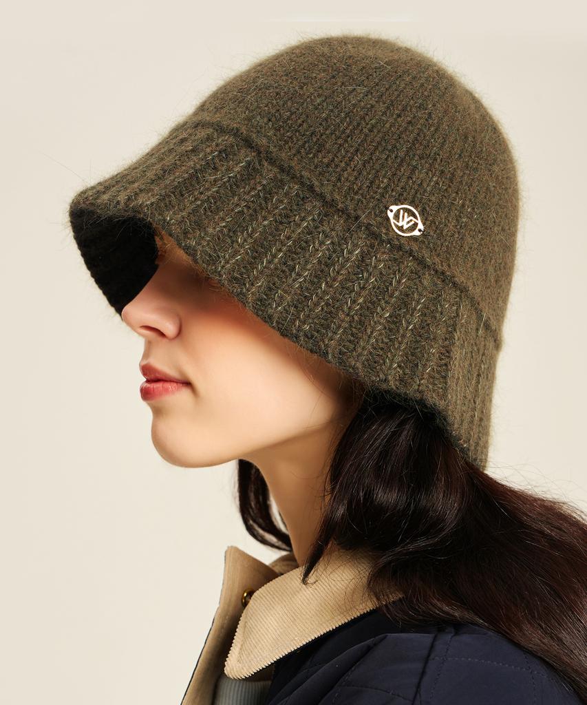 Hwaiteusaenjeu Angora Bucket Hat Basi (8 Colors)