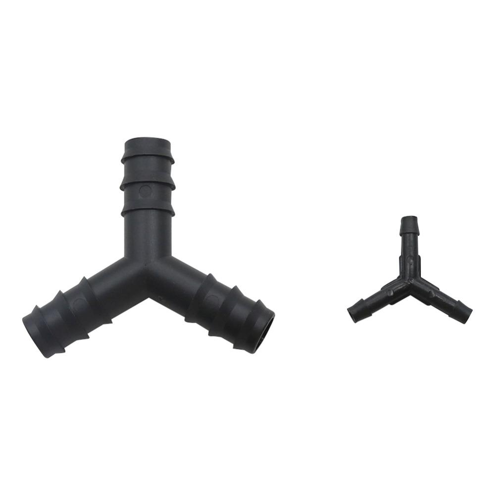 4 мм 13 мм Штыревой Y-образный соединитель Фитинги для ирригационных и сантехнических труб Шланги 3-ходовые разветвители Промышленные вентиляционные трубы Соединитель 20 шт. NO.2