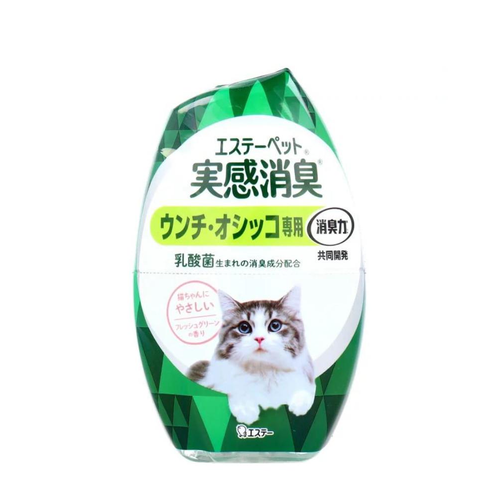 

ST Pet Jikkan Shoshu Deodorant for Cats Placeable Type Fresh Green Scent 400ml