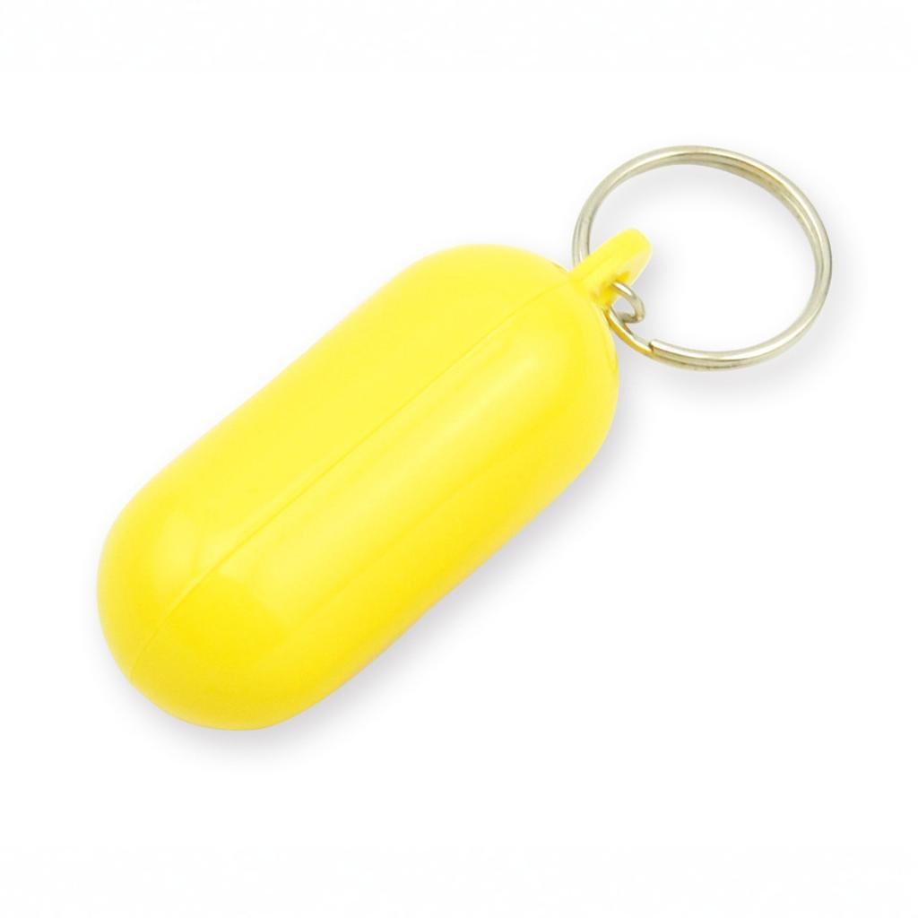 5pcs Floating Keychains 6.4x2.5x2.5cm ABS Plastic Oval Floating Key Chain For Kayaking Boating Swimming Keychains Accessories