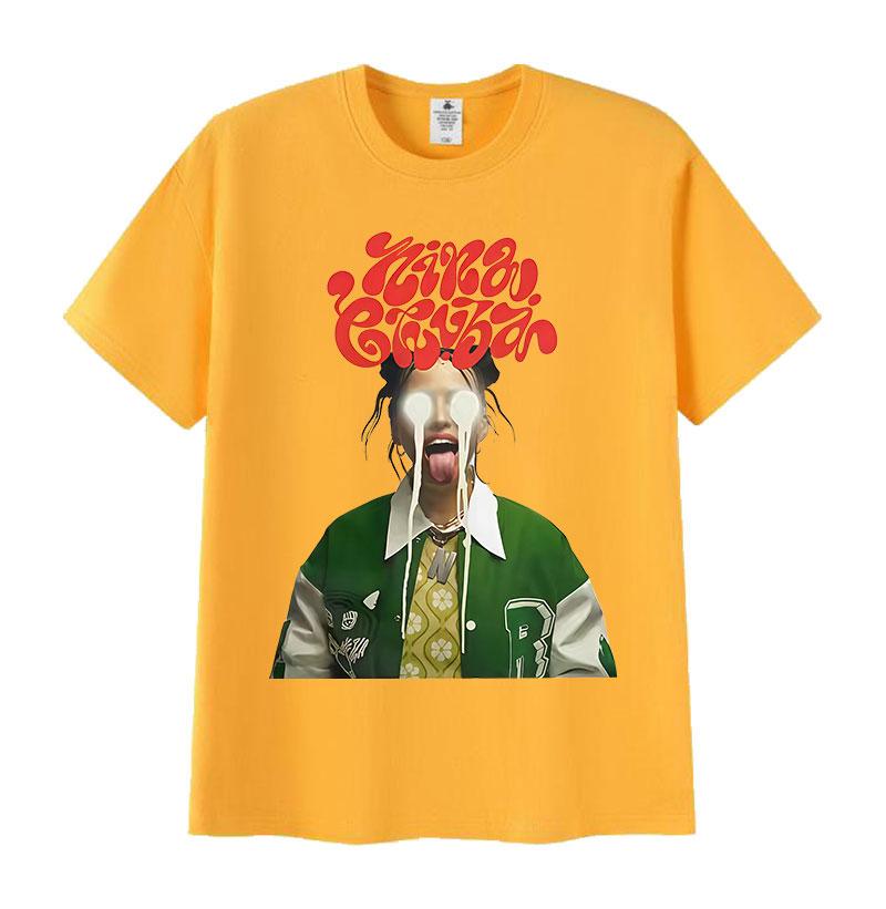 Nina Chuba Arena Album 2025 Merch T Shirt Men Women Fashion Vintage Short Sleeve T-shirts Hip Hop Oversized Cozy Cotton T-shirt