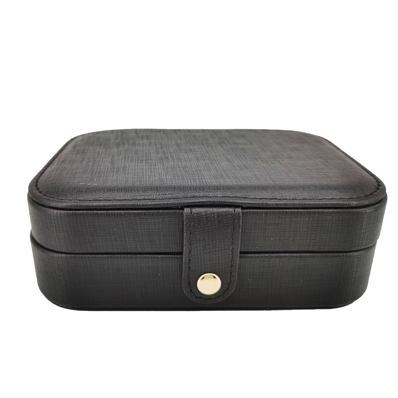 Chinese Manufacture Factory Direct Supplier Jewelry Box case Travel Jewelry case Organizer for Gift Premium PU Leather+Velvet