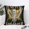 Printing God Tung Sahur Religious GenZ Pillowcase Polyester Cushion Cover Meme Italian Brainrot Throw Pillow Case Cover Home