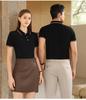 Custom Ice Silk Polo Shirt with Logo Embroidery - Short Sleeve Workwear Uniform