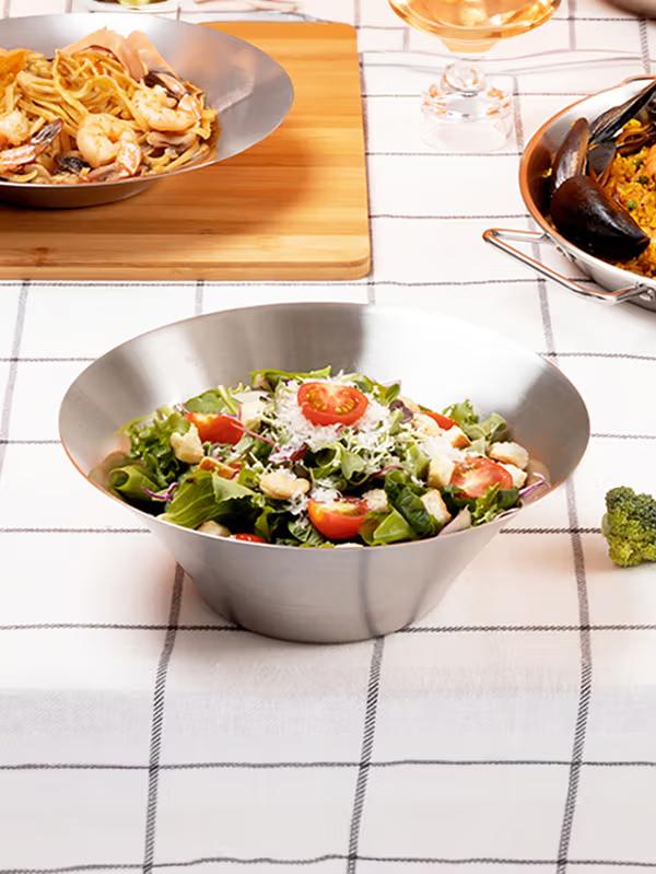 

Салатник из нержавеющей стали Daiso - 24,5 см