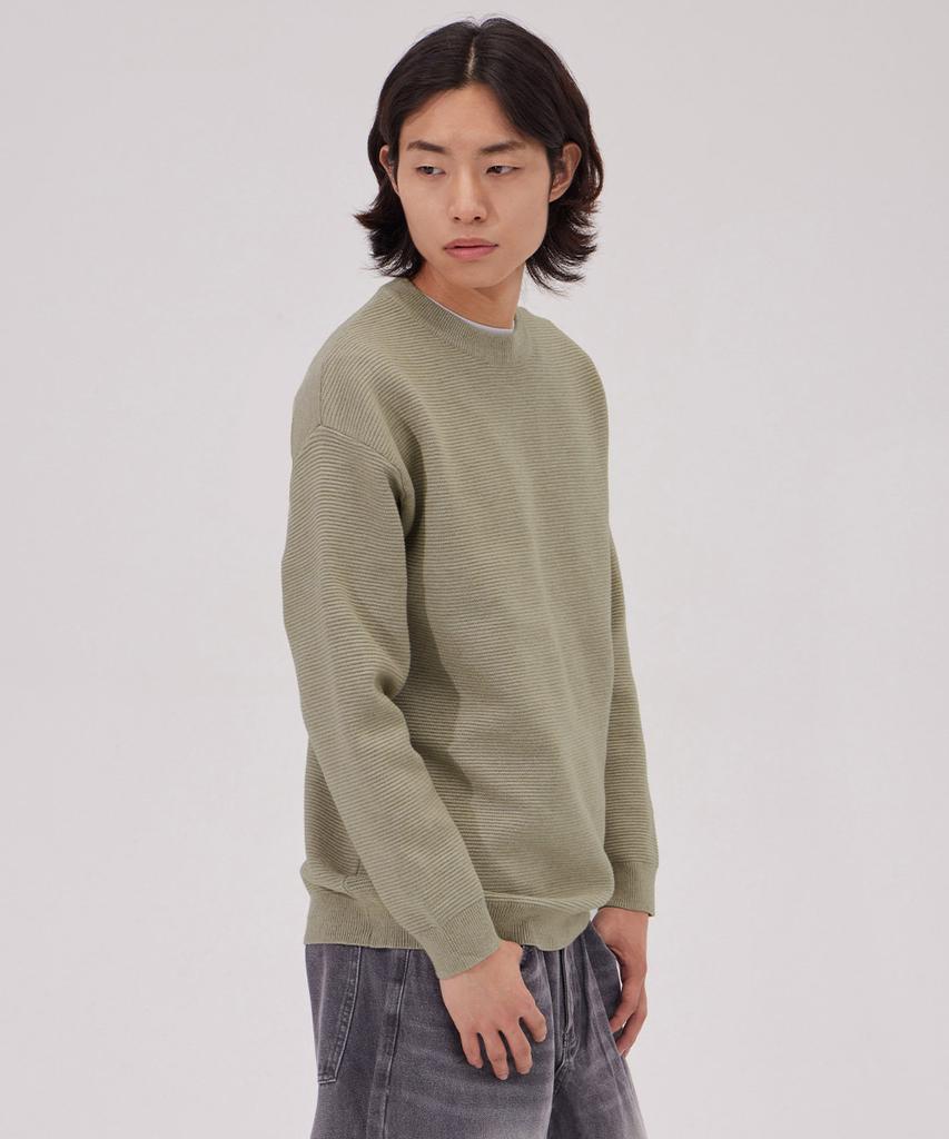 MAKEITTO Daily Viscose Crewneck Knit_Beige