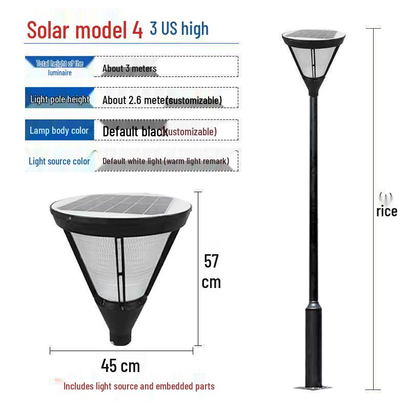 Waterproof Solar LED Landscape Light for Courtyard, Park, and Villa