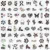 60 New Cow Print Graffiti Stickers Decorate Suitcase Notebook Guitar Personality Stickers
