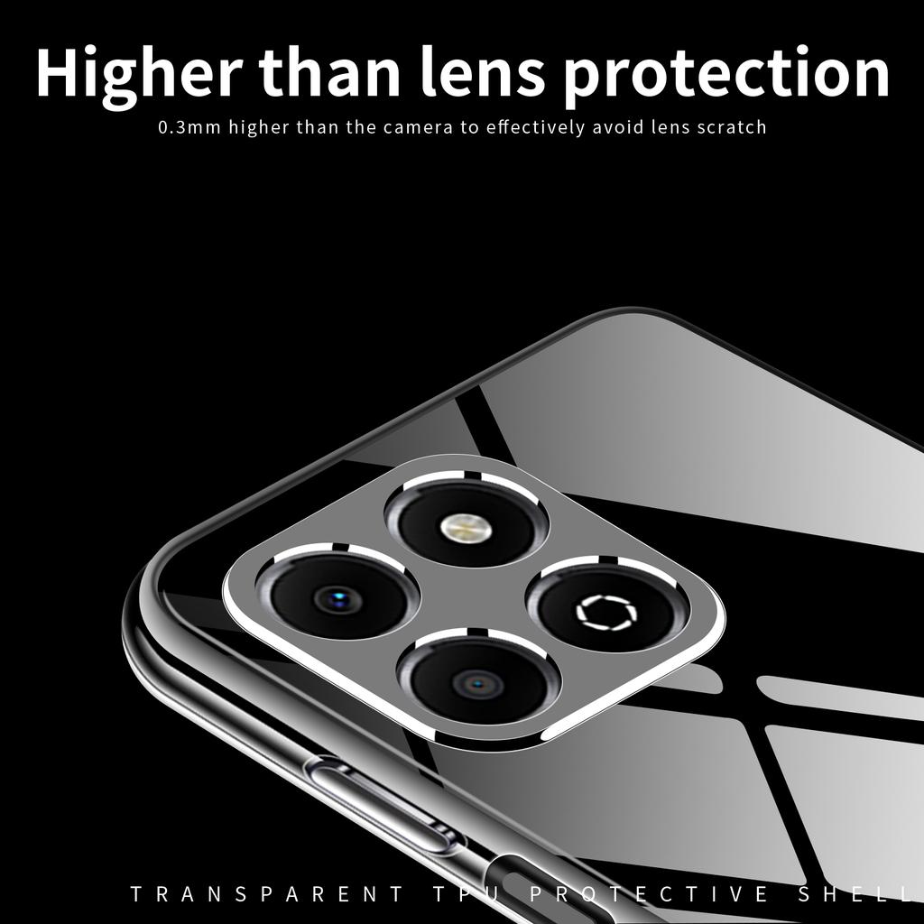 MOFI For Honor X5b Plus/X5b Case Anti-Scratch Clear Soft TPU Phone Cover