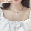925 Sterling Silver Necklace with Baroque Irregular Freshwater Pearl Pendant - Versatile Temperament Clavicle Chain Jewelry