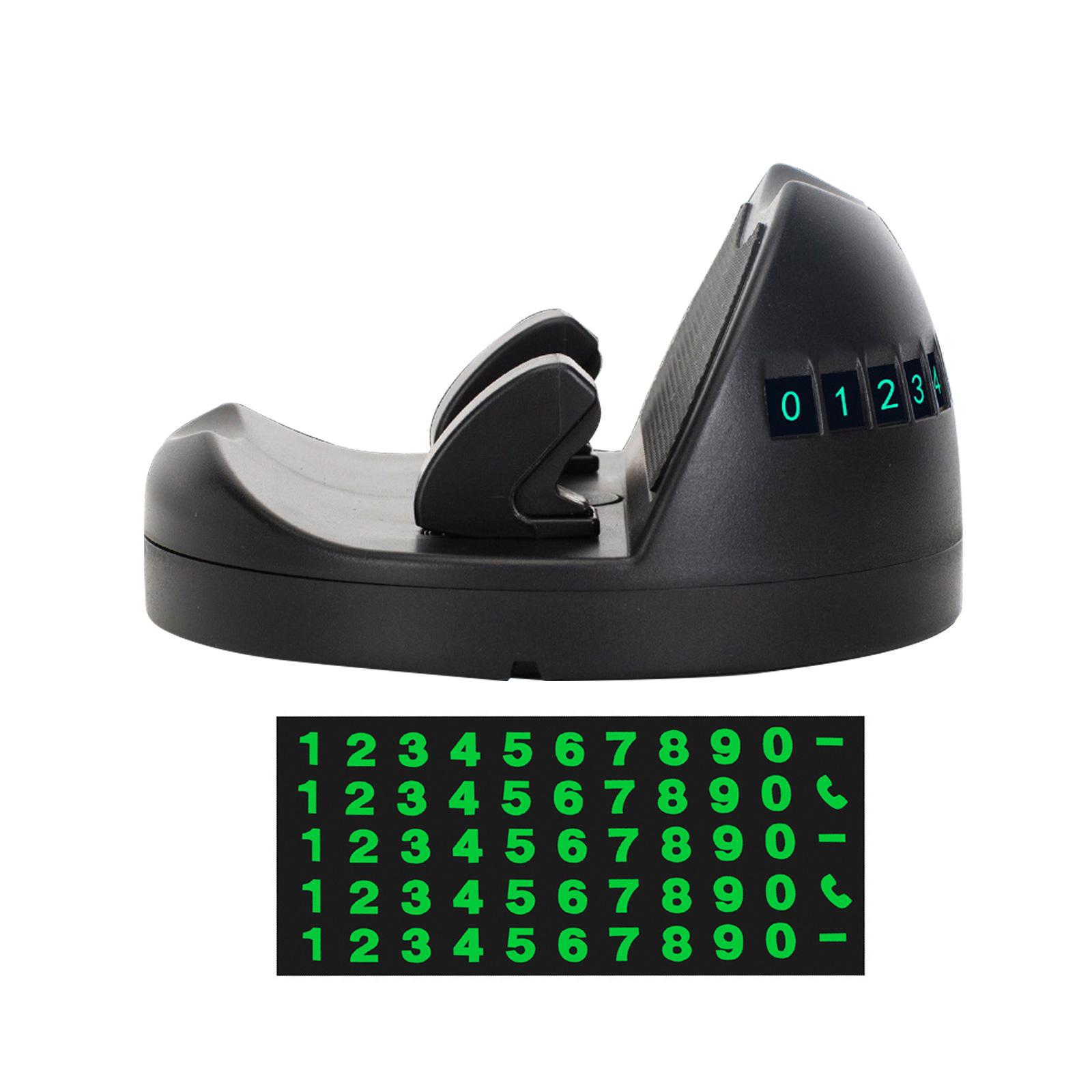 

Регулируемый держатель для телефона с временным номерным знаком парковки, автомобильное крепление из АБС-пластика и силикона с временным номерным знаком парковки