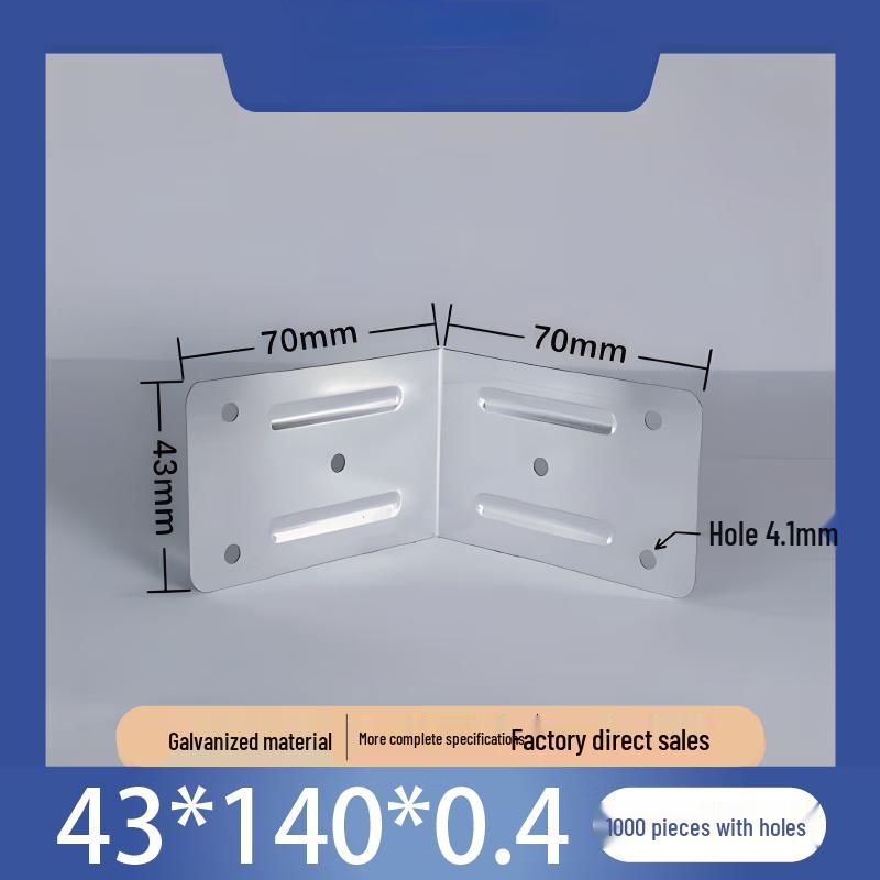 Galvanized Iron Corner Protectors for Wooden Boxes