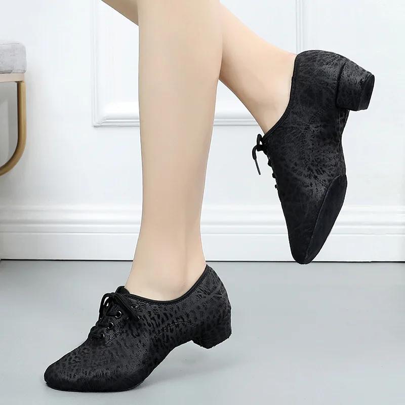 couple New Men's Latin Dance Shoes Modern Dance Hall Tango Children's  Ladies National Standard Ballroom Dance Shoes