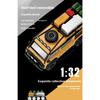 With Base 1/32 Land Rover Defender Off-Road Vehicle Die-cast Metal Camper Van Model Children's Toy Car Boy Gift Ornaments