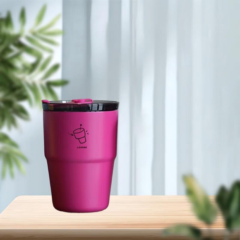 Shangqi Portable Insulated Coffee Tumbler with Straw