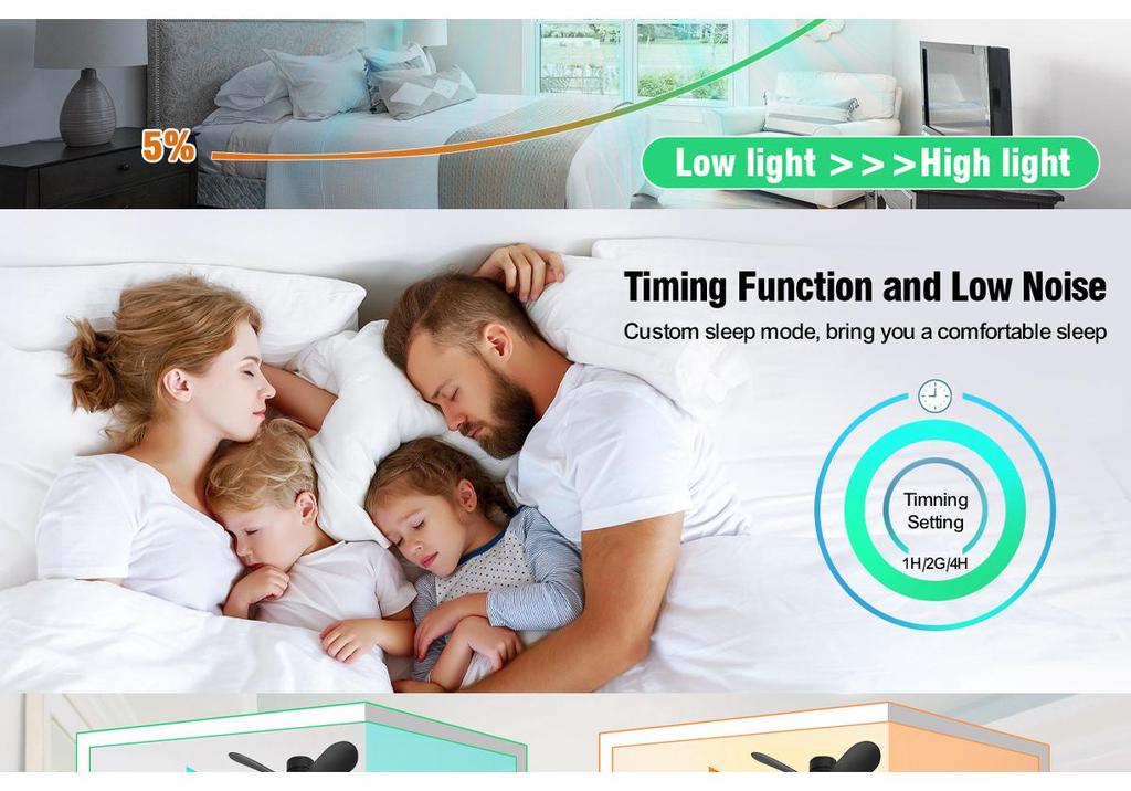 E27 Crystal Ceiling Fan Light with Remote Control - LED Six-Blade for Bedrooms