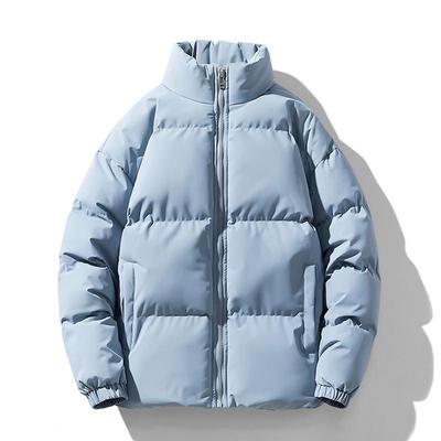 Manteaux d'hiver en coton pour hommes et femmes Manteaux d'hiver en duvet Manteaux d'hiver épais pour couples Vêtements type pain Manteau d'hiver à col montant Chaud et confortable