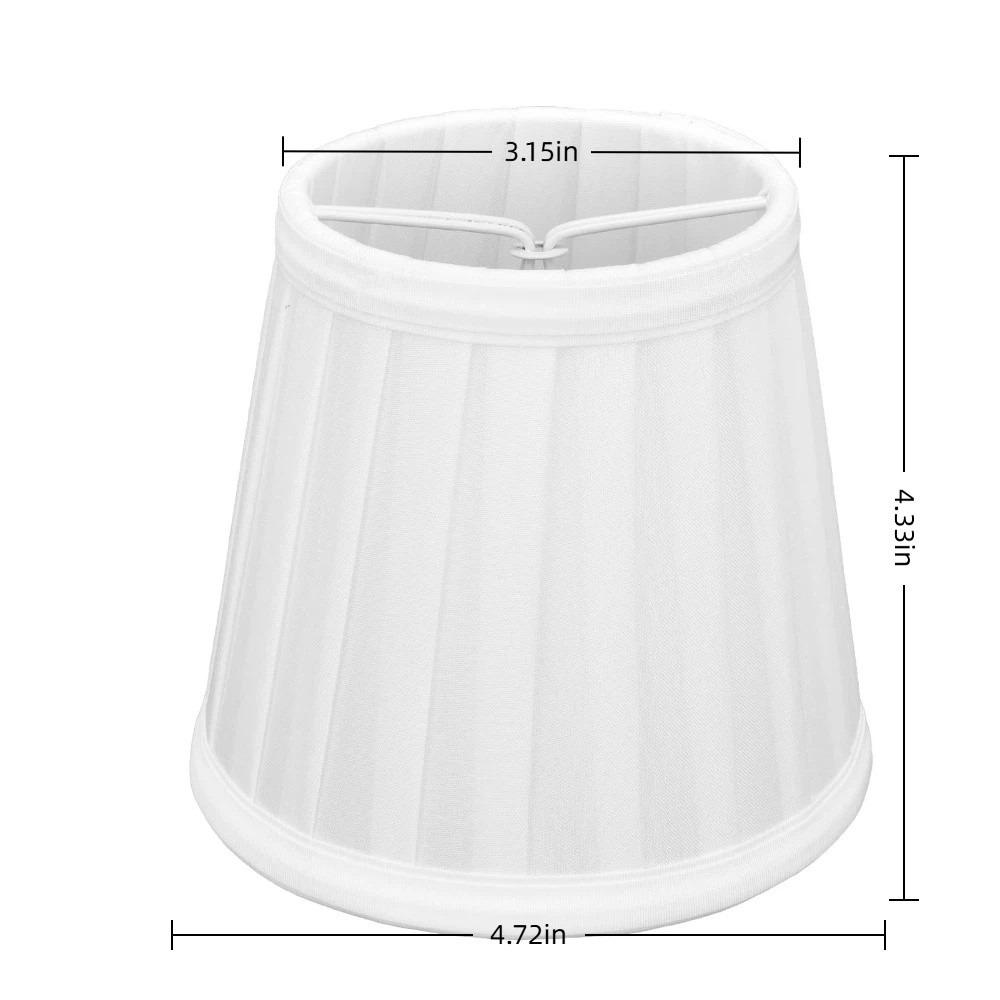 2PCS Lightweight Small Lamp Shades Clip On Design Modern Simple Lampshade Lamp Shades Bedroom