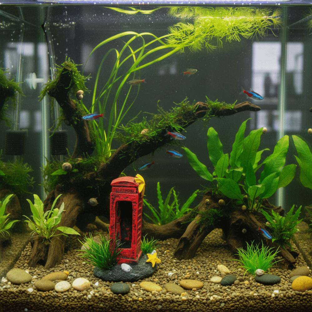 Simulation Fish Tank Decoration Resin Natural Look Aquarium Landscaping Artificial Retro Aquarium Ornament Aquarium Setup