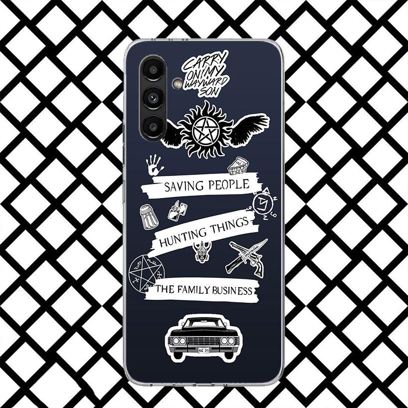 Babaite Supernatural SPN Dean And Sam Phone Case for Samsung Galaxy A17 A37 A57 A16 A26 A36 A56 A15 A25 A35 A55 A14 A24 A34 A54