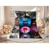 Chris Brown Blanket Album Cover for Fans Warm Cozy Flannel Blankets Throw Merch for Home Decor Bed Sofa Living Room for All Seas