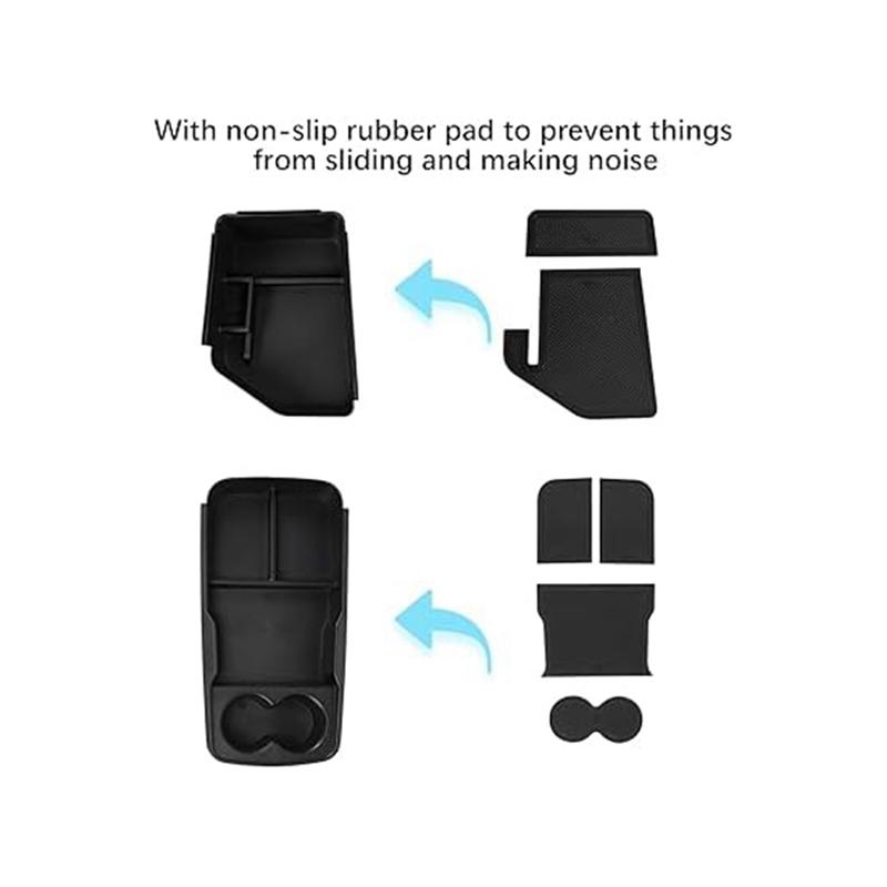 Storage Box Cup Holder Lower Tray Armrest Storage Box For Kia EV6 2025 2025 2025-A99D
