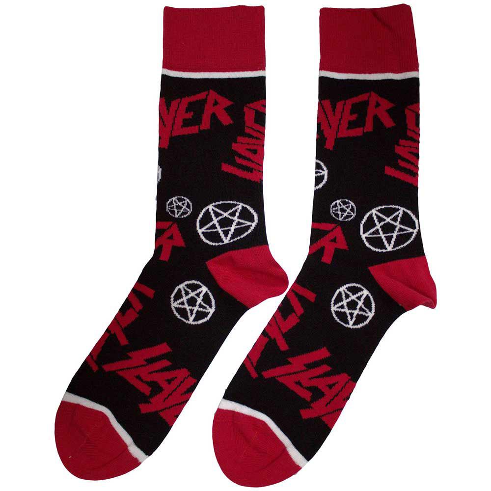 Slayer Unisex Adult Logo & Pentagram Ankle Socks