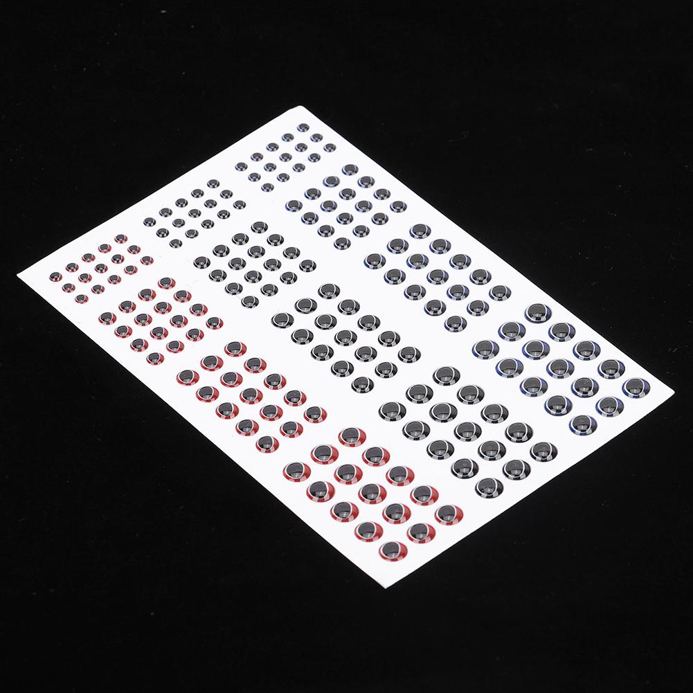Fishing Lure Artificial Fish Eyes Fishing Hook Crafts 3D Animal Fish Eyes 183pcs Size 1