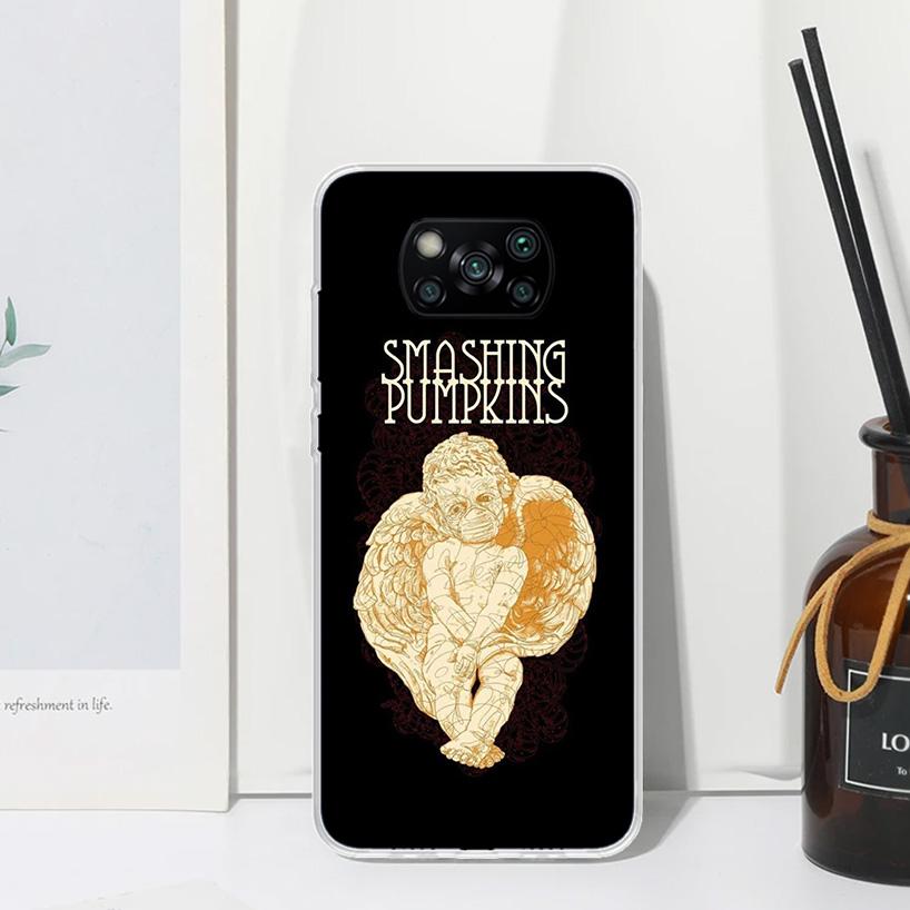 

Rock The Smashing Pumpkins Phone Case For Xiaomi Poco X7 X6 X5 M7 M8 Pro F7 Ultra Redmi 15C 15 13C 13 12C 12 10 10C 10A Art Fund Xiaomi Poco F7