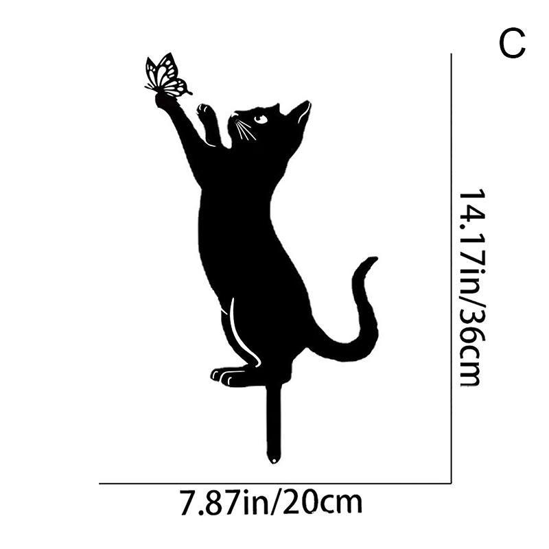 

Украшение для кошачьего заземления, заземляющая заглушка, наружное украшение для сада, балкона, художественное украшение, металлические поделки, кошачье украшение для любителей кошек