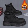 Martin boots new winter velvet thickened warm outdoor leisure sports wear-resistant rhubarb boots