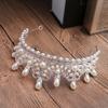 Headpiece Rhinestone Crown With Pearl Classic Crystal Princess Wedding Crowns Bridal Tiaras for Party Hair Accessories