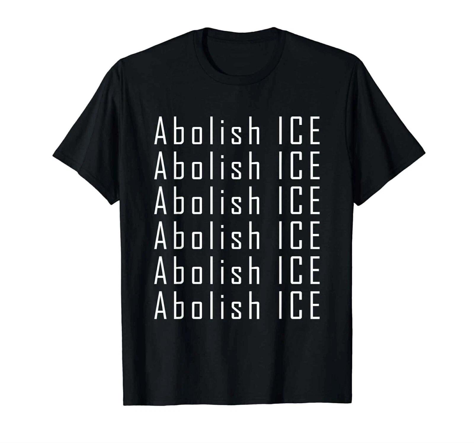 Отменить ICE футболка футболка Протест против Трампа XXL