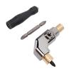 Right Angle Drill Attachment Set All Metal Body 90 Degree Drill Bit Corner Adapter with Cr V Handle for Impact Driver