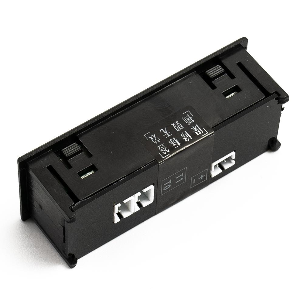 Ceas Auto Voltmetru LED Display digital PP DC 5-27V Interior 1 buc Roșu 12V