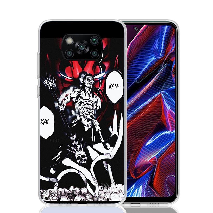 Zaraki Kenpachi Bleach Phone Case For Xiaomi Poco X7 X6 X5 Pro F7 Ultra Redmi 15C 15 13 13C 12 12C 10 10A 10C 9 9A 9C 9T Cover P