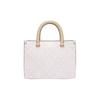 Tory Burch T Monogram Logo Print Leather Tote Bag Women Tote Pink 165887-650