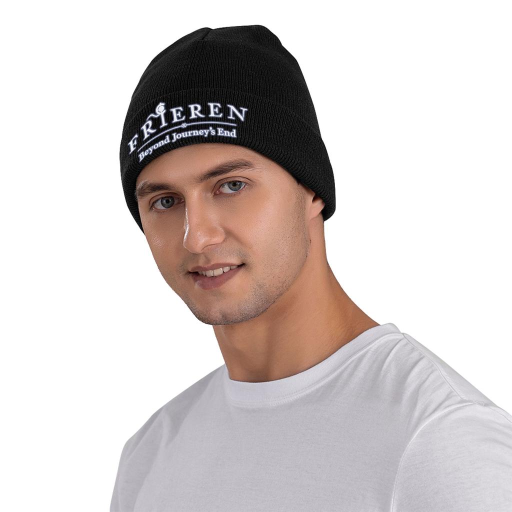 Frieren Beyond Journey's End Anime Strickmütze Beanies Herbst Winter Mützen Warme Acryl Sousou No Frieren Mützen für Männer Frauen