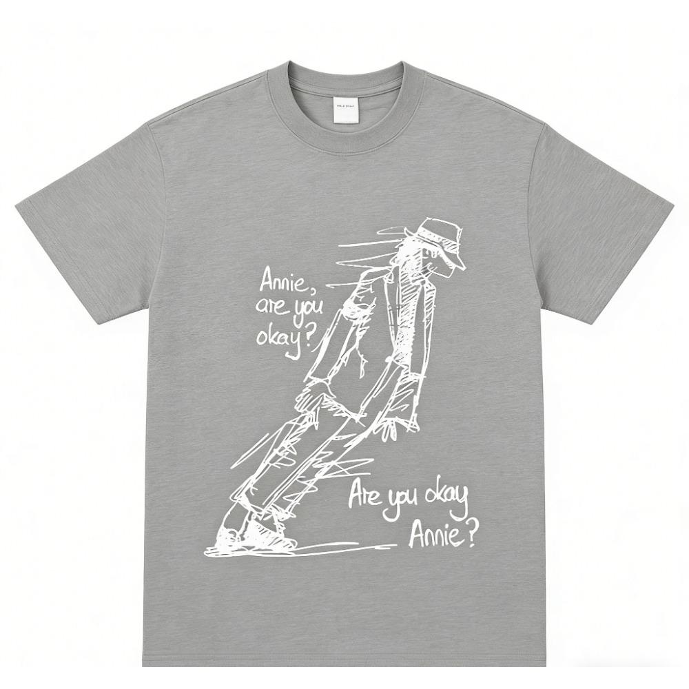 

retro print short sleeved Michael Jackson Men Women Summer Tshirt Kid Boy Gril Top Adults Children Parent Child Cotton T Shirt XL
