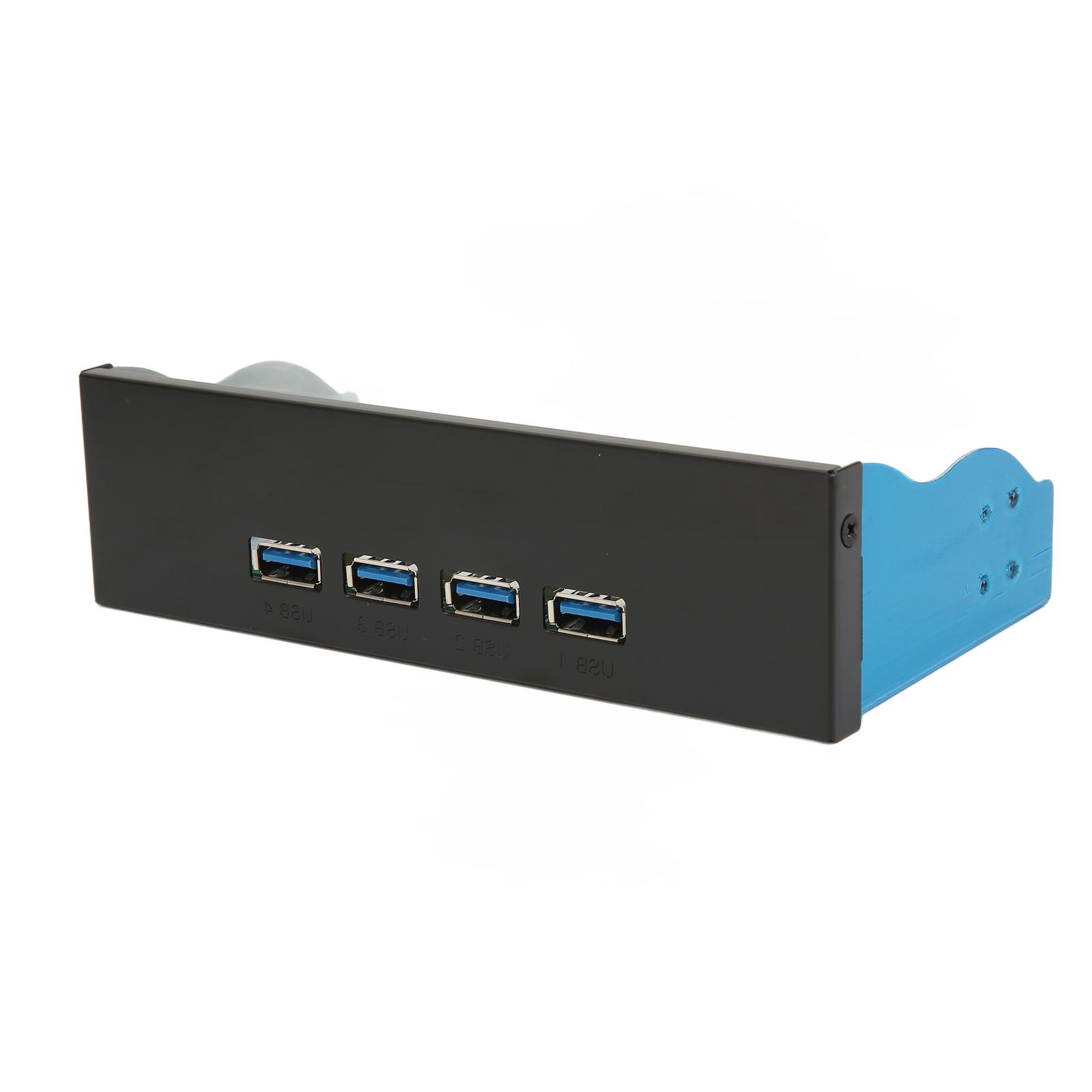 

USB 3.1 концентратор на передней панели 5.25in 4 порта USB3.1 TYPE A поддержка USB 3.1 Gen 2 10Gbps Plug and Play