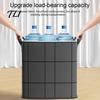 Home Storage Bags for Toys Moving Bin with Reinforced Handles And Zipper, Extra Large Capacity Supplies Linens Non-woven Fabric Organizer, Foldable