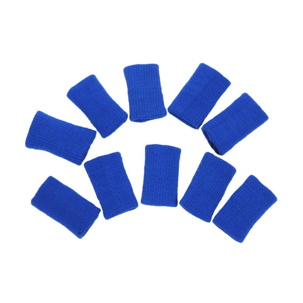 10pcs Finger Protection Thumb Brace Protector Guard Fitness Sport Basketball Gym Elastic Sleeves