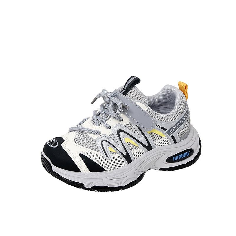 Children's shoes 2025 autumn boys sports shoes breathable casual shoes mesh girls dad shoes tide