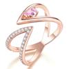 925 Sterling Silver Ring Open Adjustable Silver/Gold Ring Fashion Exquisite Student Girlfriend Jewelry Accessories Wedding Party