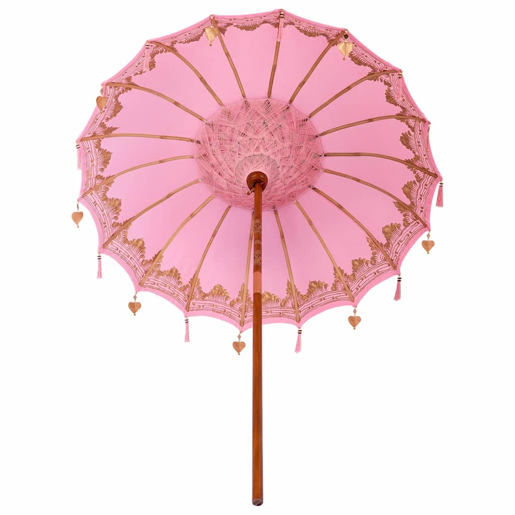 Balinese Parasol Pink 185 X 185 X 260 Cm