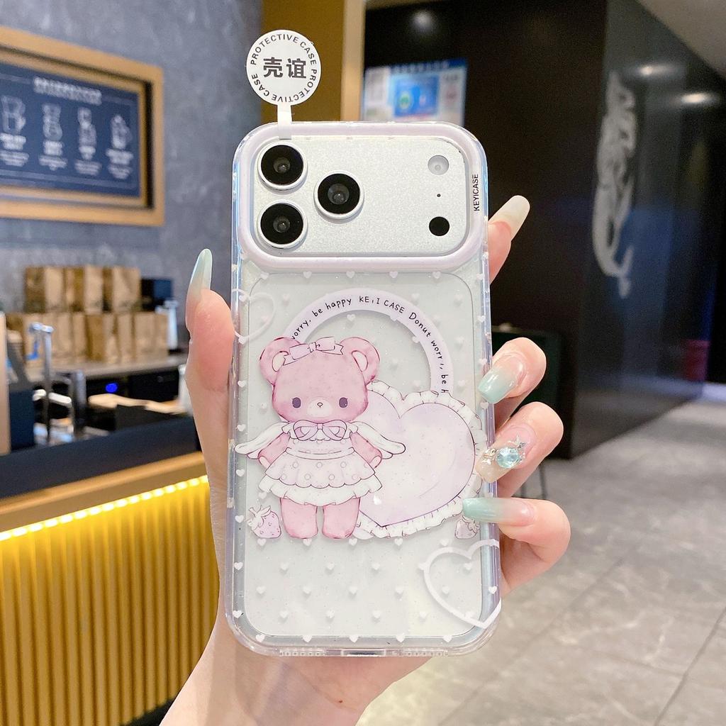 iPhone11Pro Colorful Glitter Magnetic Phone Case Cute Animal Apple 11 Puppy Protective Case