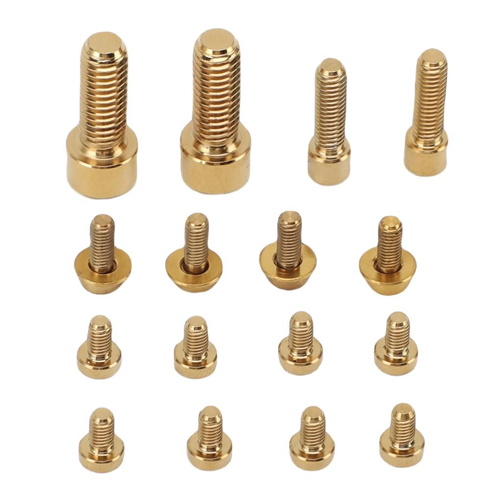 Mountain Bike Brake Lever Screw Kit Ti Alloy Brake Handle Lever Fastener Adjusting Screws with