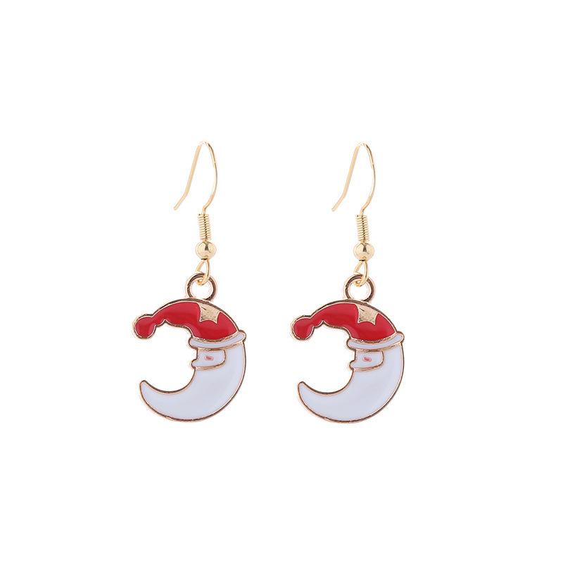 Christmas Earrings: Small Santa, Reindeer, Snowman Studs