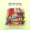 National City Landmark Acrylic Fridge Magnet - Scenic Souvenir
