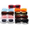 Trendy Candy-colored Square Sunglasses For Outdoor Activities And Fashion Dressing